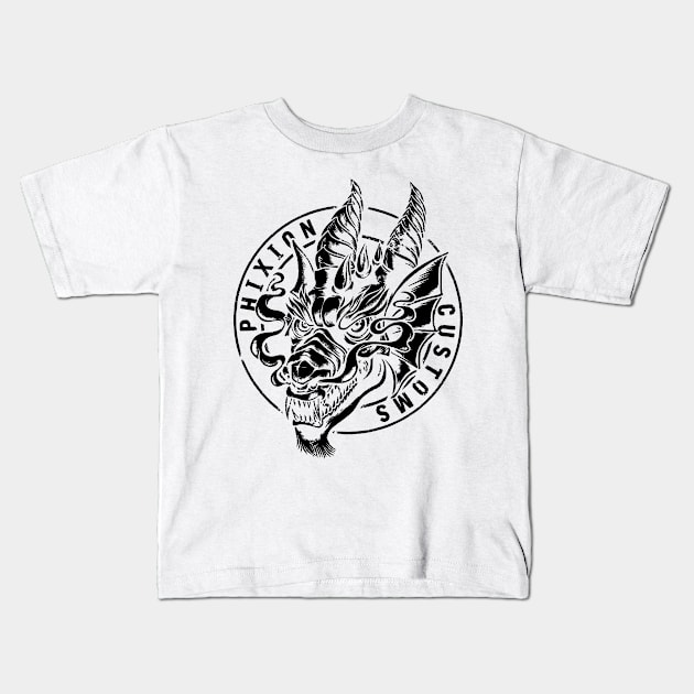 phixion customs Kids T-Shirt by garudadua